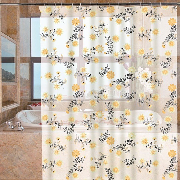 decor shower curtain 3d