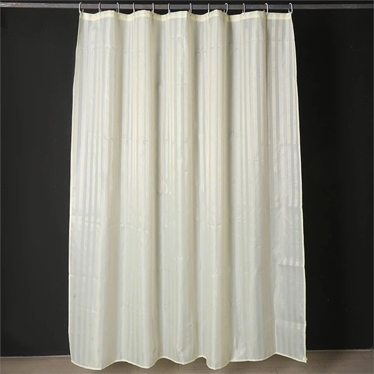 ticking shower curtain