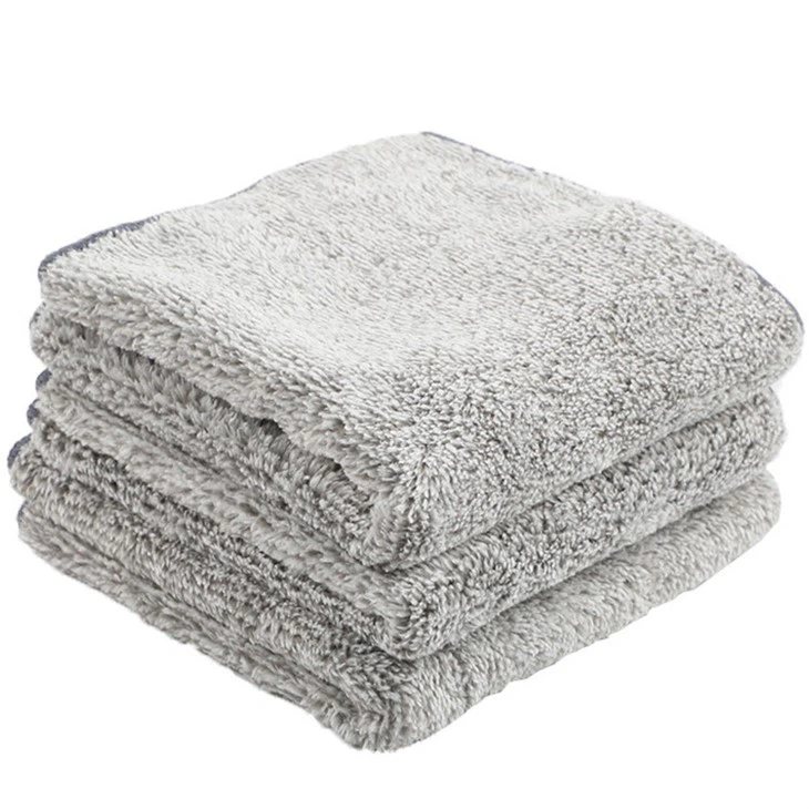 Bamboo Charcoal Fiber Kitchen Cleaning Cloth To Remove Oil Dishwashing Towels Household Items Thicker
